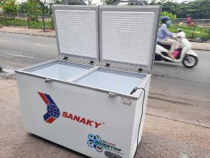 Tủ đông Sanaky Inverter 410 lít VH-5699HY3, mới 90% nguyên zin, bảo hành 06 tháng.