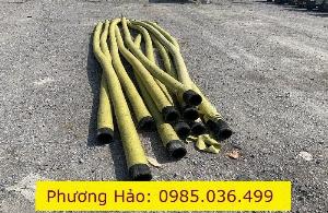 Ống cao su lõi thép bơm bê tông lắp cho xe bồn phi 114 dài 7 mét, 8 mét