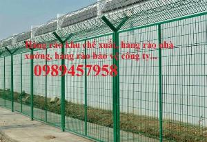 Lưới thép hàng rào D5 50x150, D5 50x200 mạ kẽm, Lưới D5 hàng rào mạ kẽm nhúng nóng