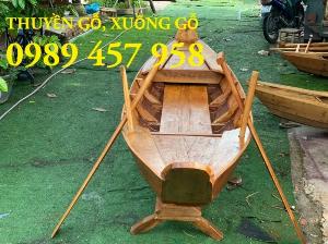 Thuyền gỗ trang trí quán cafe, Thuyền gỗ Derco, Thuyền trưng bày hải sản nhà hàng