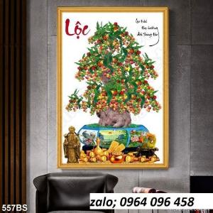 Tranh cây sung 3d - tranh gạch 3d cây sung - SKJJ06