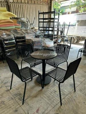Bàn ghế cafe giá rẻ Hồng Gia Hân B61