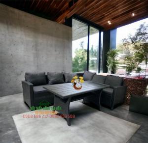 Bộ Sofa mây nhựa xuất khẩu thanh lý giá rẻ Hồng Gia Hân S61