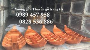 Thuyền gỗ phong thủy, Thuyền gỗ trang trí, Thuyền gỗ