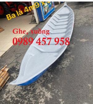 Bán ghe tam bản chở 4người, Ghe bơi composite, Ghe tam bản