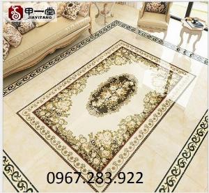 Thảm sàn trang trí chất liệu gạch men 3d