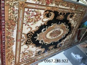 Thảm sàn trang trí chất liệu gạch men 3d