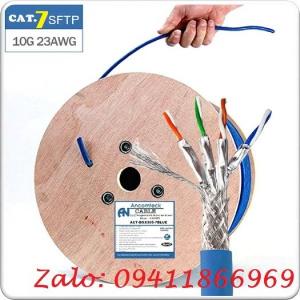 Cáp mạng CAT7 SFTP ANCOMTECK- 23AWG 10 GIGABIT ACT-BOX305- 7BLUE