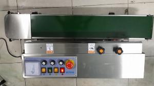 Máy hàn miệng túi liên tục có in date FRD1000, máy ép miệng túi cafe, máy ép bao nilong/túi nhôm