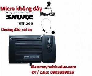Micro choàng đầu không dây Shure SH-200 dành cho Karaoke, trợ giảng...