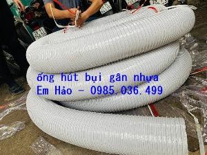 Ống ruột gà hút bui gân nhựa ID100, ID120, ID150