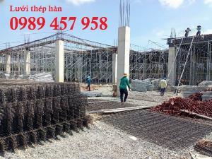 Lưới thép đổ sàn phi 6 200x200, Lưới hàn D6 150x150, A6 100x100, Lưới D6 50x50