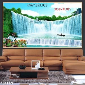 Gạch tranh ốp tường phng cảnh núi non thiên nhiên
