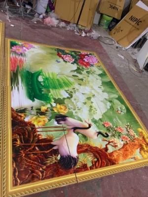 Tranh tường gạch men sản xuất theo yêu cầu