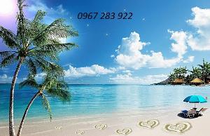 Tranh 3d ốp tường phong cảnh biển trang trí