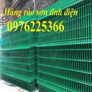 Hàng rào lưới thép hàn chấn sóng,hàng rào lưới thép mạ kẽm ,hàng rào sơn tĩnh điện