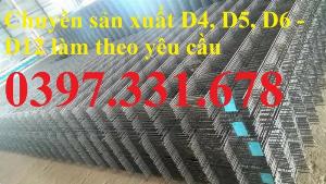 Lưới thép hàn phi 4 ô 50x50, 100x100, 150x150, 200x200 tại Bắc Ninh