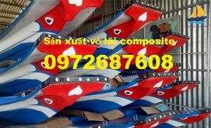 Sản xuất vỏ lãi, vỏ lãi composite, xuồng vỏ lãi composite giá rẻ