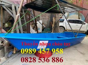 Thuyền nhựa câu cá cho 2-3, Thuyền tôn câu cá, Thuyền gắn động cơ