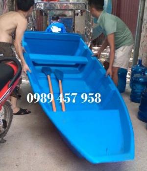 Thuyền nhựa câu cá cho 2-3, Thuyền tôn câu cá, Thuyền gắn động cơ
