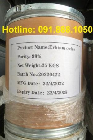 Bán Erbium Oxide – Er2O3, China, 25kg/thùng