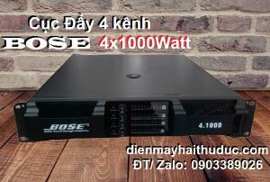 Cục đẩy 4 kênh Bose 4.1000 thiết kế 4 volume, công suất đạt 4000Watt