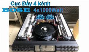 Cục đẩy 4 kênh Bose 4.1000 thiết kế 4 volume, công suất đạt 4000Watt