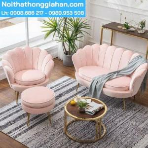 Sofa vỏ sò đôi Hồng Gia Hân S739