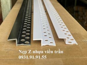 Nẹp nhựa viền trần - Nẹp Z - Nẹp nhựa VZ - Nẹp chỉ nhựa Z - Nẹp tách trần