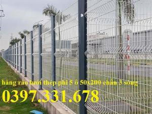 Lưới thép hàng rào sơn tĩnh điện phi 5 ô 50x200 giá tốt nhất tại Quảng Ninh