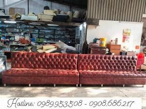Sofa văng cho nhà hàng, quán ăn Hồng Gia Hân B828