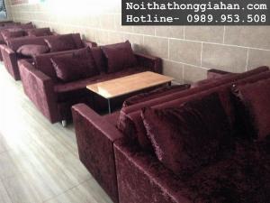 Sofa văng nhỏ gọn giá rẻ Hồng Gia Hân B830