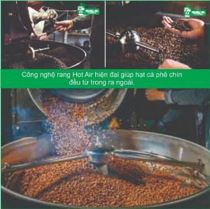 1kg Cà phê Robusta Xay bột rang mộc