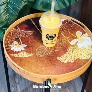 Bàn trà, bàn cafe khay tre