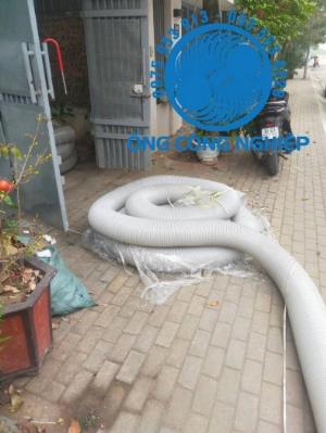 Ống hút bụi gân nhựa Phi 110
