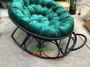 Ghế thư giãn Papasan khung sắt đủ loại/màu Hồng Gia Hân P85