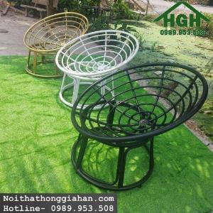 Ghế lười thư giãn Papasan Hồng Gia Hân P87