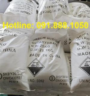 Bán Barium Hydroxide Octahydrate – Ba(OH)2.8H2O, China, 25kg/bao