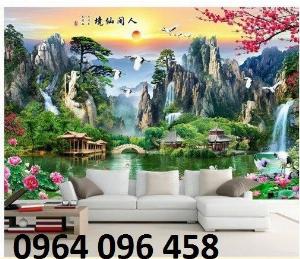 Tranh gạch phong cảnh đồng quê 3d - HDBCV