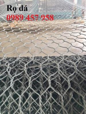 Rọ thép, rọ đá, thảm đá, rọ đá trang trí, rọ đá kè đường, kè sông, rọ đá chống sạt lở