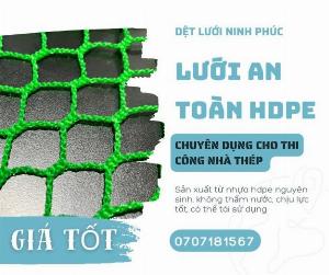 Lưới an toàn HDPE không thấm nước, tái sử dụng nhiều lần