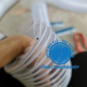 Ống hút bụi PVC lõi thép phi 114