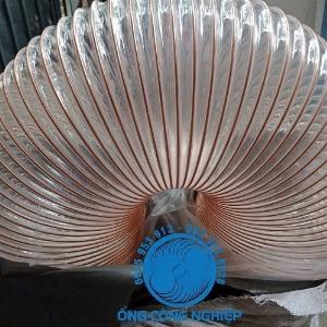 Ống hút bụi PU lõi thép mạ đồng phi 120