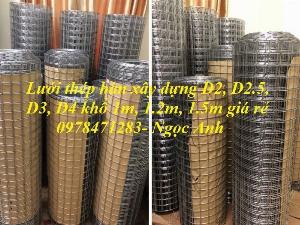 Chuyên sản xuất và cung cấp lưới thép hàn, lưới hàn chập dây 1, dây 2, dây 3, dây 4... cho mọi công trình.