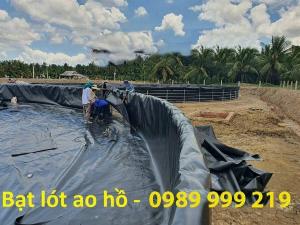 Bạt Hdpe Lót Hồ Nuôi Thủy Sản 0.3mm khổ 6m x 50m 300m2