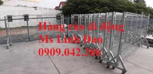 Chuyên Sản Xuất Và Cung Cấp Lưới Thép Hàng Rào Di Động Có Bánh Xe, Lưới Thép Hàng Rào Di Động