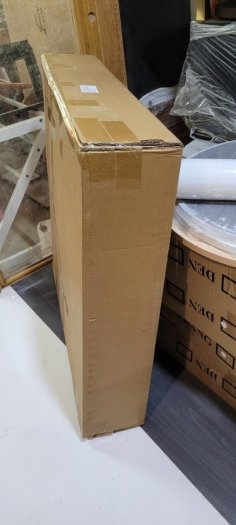 Bàn tulip trắng nhập khẩu mặt 80cm