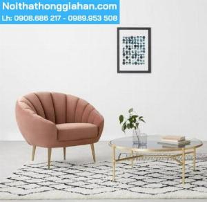 Ghế Sofa vỏ sò phòng khách giá rẻ Hồng Gia Hân S91