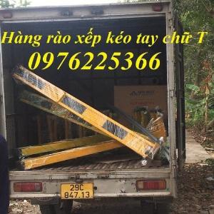 2023-10-02 10:10:10  15  Hàng rào xếp di động,hàng rào xếp kéo tay ,hàng rào xếp sắt chữ T 120,000