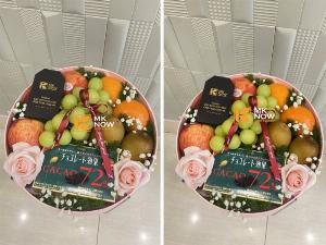 Hộp hoa trái cây quà tặng 20 tháng 10 tặng khách hàng nữ - FSNK471